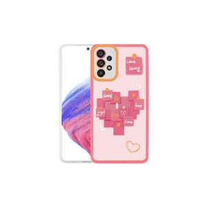 Coque en silicone SNEL M-Fit Love Story No2 pour Samsung Galaxy A53 5G, motifs personnalisés, coques souples en TPU, emballage de vente au détail - Product Image 1