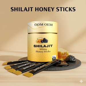 Palitos de Miel de Shilajit de Marca Privada en Envase Personalizado, 500 mg, 8 g, con Miel Orgánica y Sabor a Manzana, para Adultos, Líquido Oral - Product Image 2