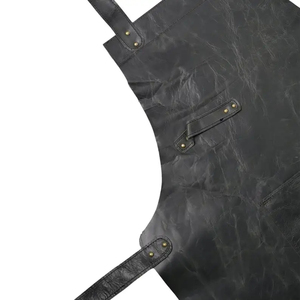 <b>Men</b> & Women High Quality Leather Work Restaurants Workshop <b>Apron</b> With Leather Pockets Kitchen <b>Cooking</b> <b>Apron</b> Barber BBQ - Product Image 6