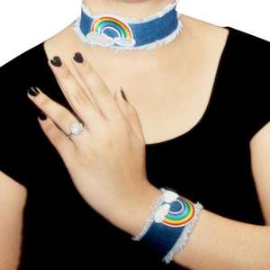 Jeweljunk Fashion Jewelry Sets Denim Collier ras du cou avec bracelet 1108605 - Product Image 1