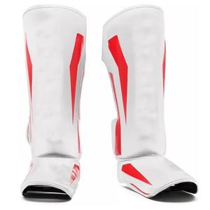 Venta al por mayor de alta calidad de encargo de boxeo espinilleras OEM servicio de hombres Muay Thai Fighting MMA profesionalmente nuevo diseño espinilleras - Product Image 2