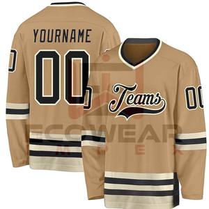 เสื้อกีฬาฮอกกี้น้ำแข็งใส่ได้ทั้งชายและหญิงผ้าโพลีเอสเตอร์ปักออกแบบได้ตามที่ต้องการสำหรับผู้ใหญ่ - Product Image 3