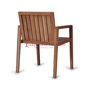 Wholesale Solid Teak Wood Natural <b>Dining</b> <b>Chair</b> Minimalist Home Furniture for Hotel Restaurant <b>Dining</b> Room Living - Product Image 5