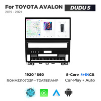 MEKEDE Android voiture multimédia lecteur Dvd stéréo AutoRadio DUDU7 GPS Navigation voiture-play unité principale pour TOYOTA AVALON 2019-2021