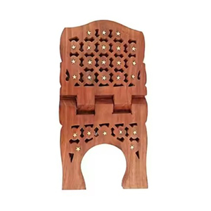 Elegante soporte de madera Fordable Rehal para libros del Sagrado Corán Sharif soportes para leer el Corán Sharif mejor regalo para - Product Image 3