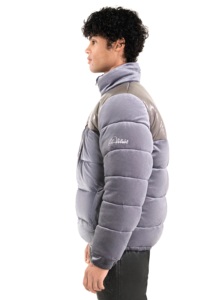 Chaqueta acolchada a prueba de viento de terciopelo para hombre, diseño personalizado, cuello levantado, calle principal, la mejor calidad recubierta para el invierno - Product Image 6