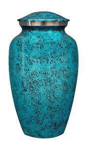 Exporter of Superlative Quality Patina Green Aluminum Material Adults <b>Ashes</b> Collection Cremation <b>Urns</b> at Best Price - Product Image 2