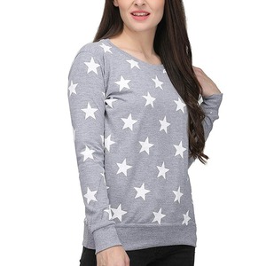 Sweat-shirt pour femme 100% coton, logo imprimé sur le devant, style streetwear minimaliste, automne, tissu doux pour un confort optimal - Product Image 4