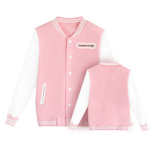 Veste de style baseball classique personnalisée pour homme, design de rue, col montant, manches en laine, veste d'hiver - Product Image 3