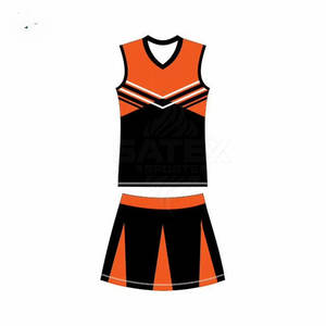 Ensembles d'uniformes de cheerleading pour hommes adultes, personnalisés avec logo imprimé, de haute qualité, 100% polyester, séchage rapide, respirant - Product Image 1