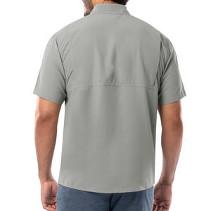 Ropa de Pesca de Nuevo Diseño, Camisas de Pesca de Poliéster y Nailon con Protección UV, Secado Rápido, Logotipo Personalizado, Cierre de Botones - Product Image 2