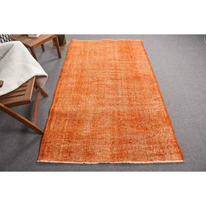 Tapis Patchwork Moderne en Velours Orange Grand Rectangle 3.9 'X 6.9' pour Décorations de Salon Techniques 3D Laine Matériau Latex - Product Image 1