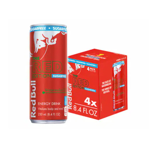 Red Bull The Watermelon Edition en gros, 12x250ml, contient 8mg de niacine par 100ml pour réduire la fatigue - Product Image 3