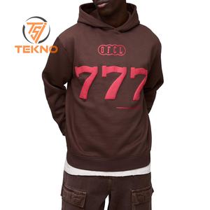 Vêtements d'extérieur unisexe Puff Printing hoodies Top Trend Anti Wrinkle Offre Spéciale de haute qualité pas cher prix Puff Printing sweats à capuche pour hommes - Product Image 1