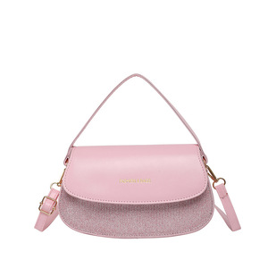 กระเป๋าสะพายข้างทรงอานม้าพับได้ทันสมัย ทนทาน พร้อมซิปปิด ผิวสัมผัส PU สำหรับผู้หญิง สไตล์ใหม่ปี 2025 - Product Image 6