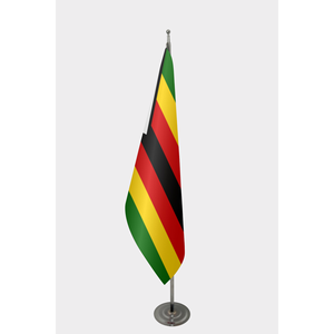 Customizable Indoor Desk <b>Flag</b> 3x5ft Aluminum <b>Pole</b> Digital Printing Cotton Nylon or Polyester Material Display Usage - Product Image 1