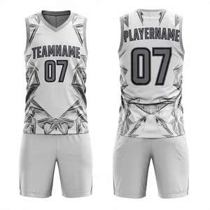 Uniformes de Baloncesto Transpirables Unisex al Por Mayor para Jóvenes y Hombres, Jersey de Equipo Personalizable para Entrenamiento y Juego de Verano - Product Image 3