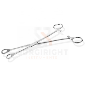 Collin Fórceps de vendaje quirúrgico Esponja de acero inoxidable Fórceps de sujeción Manual Instrumentos de Cirugía General SurgiRight - Product Image 3