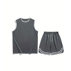 Ensembles d'uniformes de basket-ball pour hommes sur mesure en gros, professionnels, respirants, confortables, chemises bon marché, ensemble de maillots de basket-ball - Product Image 1