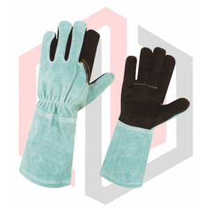 Gants de soudage TIG de haute qualité en cuir de vachette grainé, résistants à la chaleur, gants de sécurité 16 POUCES 7 oz antistatiques et résistants aux déchirures - Product Image 1
