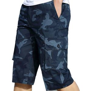 Pantalones cortos de verano de carga de alta calidad Jogger Color sólido corto Casual cómodo pantalones cortos al aire libre para hombres - Product Image 2