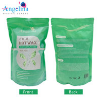 Perles de cire dure à l'aloe vera Angelina AW005, prix usine, 1 kg, pour épilation en gros, cire dépilatoire visage et corps pour salon