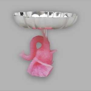 ชามทองเหลืองรูปทรงช้างสำหรับบ้านโรงแรมและร้านอาหารดีไซน์ไม่เหมือนใครชามเสิร์ฟผลไม้สีเงินตามสั่ง - Product Image 2