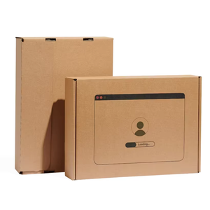Caja de Envío Plegable Ideal para Portátiles, Cartón Corrugado Resistente para Entrega y Devolución Segura de Computadoras - Product Image 4