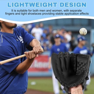 Guante de béisbol deportivo Softball mano derecha para tren adulto - Product Image 3