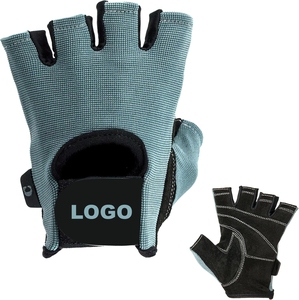 Leather Padded Wheelchair <b>Gloves</b> <b>Weight</b> <b>Training</b> Cycling Driving Wheelchair <b>Gloves</b> for Adult Leather Padded Wheelchair - Product Image 1