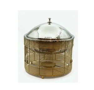 Cazuela de diseñador hecha a mano, mesa acabada personalizada, gran oferta, de calidad superior cazuela de Metal, forma redonda - Product Image 4