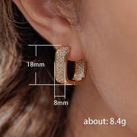 Nouveaux designs – Boucles d'oreilles pendantes personnalisées en or massif 14 carats, style chrétien, tendance, hip-hop, serties de diamants, pour cadeau de mariage ou de fête