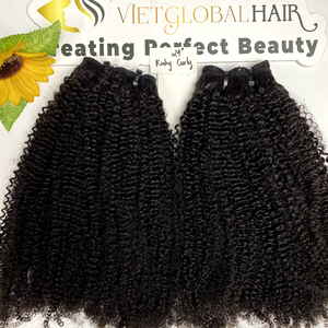 ชุดมัดผมสำหรับผู้หญิงผมหยิกหยักศกธรรมชาติสีธรรมชาติแบบสองชั้น - Product Image 3