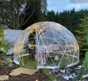 परिवार साफ इग्लू कैंपिंग साइट बी एंड बी आउटडोर परिवार लक्जरी होटल रंगीन स्पष्ट गुंबद इंफ्लेटेबल ट्यूब टेंट, स्टार और मकड़ी तम्बू - Product Image 5