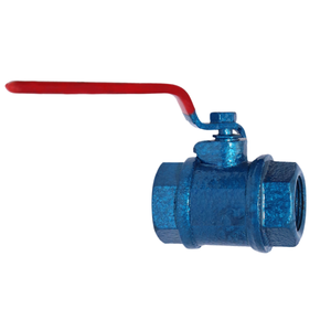 Cast Iron Ball <b>Valve</b> Screwed Female BSP Ends <b>Body</b> Test Pressure 500 Psig 3-Inch Lever Operated High Quality - Product Image 1