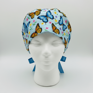 Gorros Quirúrgicos Médicos Formales de Algodón con Cinta para Atar, Gorro de Enfermera Quirúrgica Estampado y Bordado con Logotipo Personalizado para Uso en Clínicas y Hospitales - Product Image 2