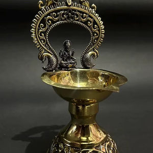 Diya Redonda de Latón de Alta Calidad Más Vendida para Bodas, Diseño Industrial Art Deco, HF Industries - Product Image 1