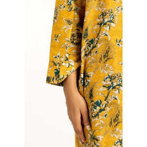 Conjunto Coordinado Estampado Crepe IPST-55234, Top Casual Moderno sin Cuello, Pantalones Cortos Tres Cuartos, Talla XL, Hecho de Tela Viscosa para Primavera/Verano - Product Image 5