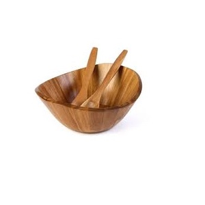 Bols à pâte en bois ustensiles de cuisine en gros bol de riz pour pâtes de haute qualité bol rond en bois de petite taille - Product Image 5