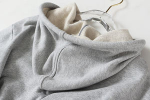 เสื้อมีฮู้ดแบบสวมหัวมีฮู้ดสำหรับผู้หญิงเสื้อสเวตเตอร์ผ้าฝ้ายแห้งเร็วระบายอากาศได้ดีเหมาะสำหรับไปยิมและ100% - Product Image 4