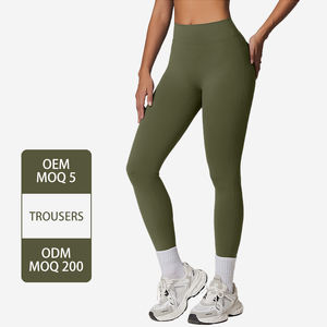 Femmes Super élastique taille haute Yoga Gym Leggings décontracté entraînement Scrunch Cargo poche sans couture Yoga pantalon 2025 - Product Image 5