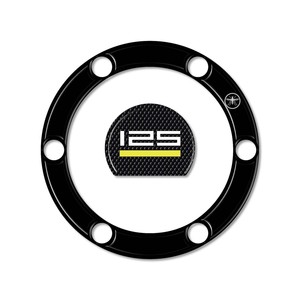 Adesivi 3D in Resina per Serbatoio Moto, Logo e Decorazione Caschi, Compatibili con Husqvarna Svartpilen 125 - Product Image 2