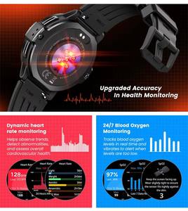 Montre intelligente GPS C31 Appel BT Fréquence cardiaque Surveillance du sommeil Stress Surveillance GPS Suivi <span class=keywords><strong>sportif</strong></span> Analyse d'entraînement Longue durée de vie de la batterie - Product Image 2