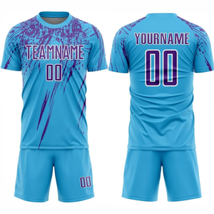 เสื้อฟุตบอลสำหรับทุกเพศเสื้อเจอร์ซีย์ผ้านุ่มระบายอากาศได้ดีแห้งเร็วป้องกันแบคทีเรีย100% ผ้าโพลีเอสเตอร์ - Product Image 4