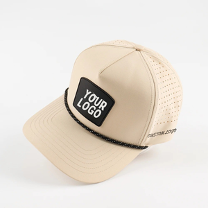 High Quality Customized Gorras <b>Hats</b> OEM ODM 5 Panel <b>Waterproof</b> Golf Baseball Cap PVC Logo Bulk Orders For <b>Men</b> Sport Supply - Product Image 2