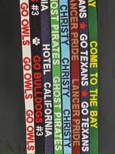 Customizable Sorority Gameday Beaded Keychain <b>Bag</b> <b>Strap</b> with Detachable Hooks <b>for</b> Everyday Use or Special Occasions - Product Image 2