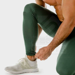 Pantalones de Compresión para Hombre Más Vendidos, Hechos a Medida, Cintura Elástica, Transpirables, de Secado Rápido, Spandex/Poliéster, Alta Calidad - Product Image 6