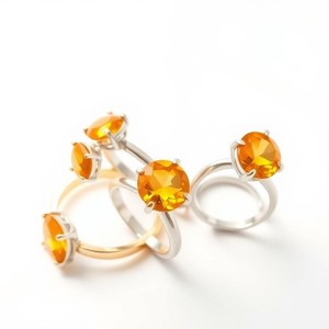 Anillo de bodas de plata de ley 925 con piedras preciosas amarillas cultivadas en laboratorio, anillo principal de aniversario chapado en oro de 18 quilates, chapado en rodio - Product Image 4