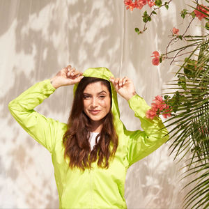 เสื้อแจ็คเก็ต BEAM ODM แบบมีฮู้ด ซิปหน้า ทรงวี คอวี ปักลาย  ผ้าบางเบา ใส่สบาย เหมาะกับฤดูร้อน  แบบลำลองแต่ดูดี  รักษ์โลก - Product Image 3