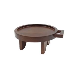 Soporte de pastel de madera de forma redonda de diseño único, acabados naturales para boda, fiesta de cumpleaños, soporte de exhibición personalizado a granel - Product Image 2